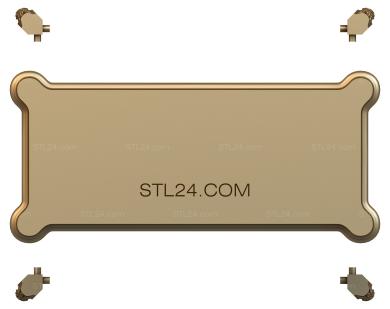 Столы (STL_0125) 3D модель для ЧПУ станка